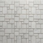 Bianco Carrara Random Square Мозаика Orro Mosaic 